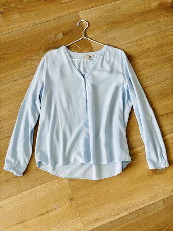 Esprit Bluse Gr. 36 Hellblau - NEU