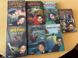 7 Harry Potter-Bücher gebunden - 2. Wahl