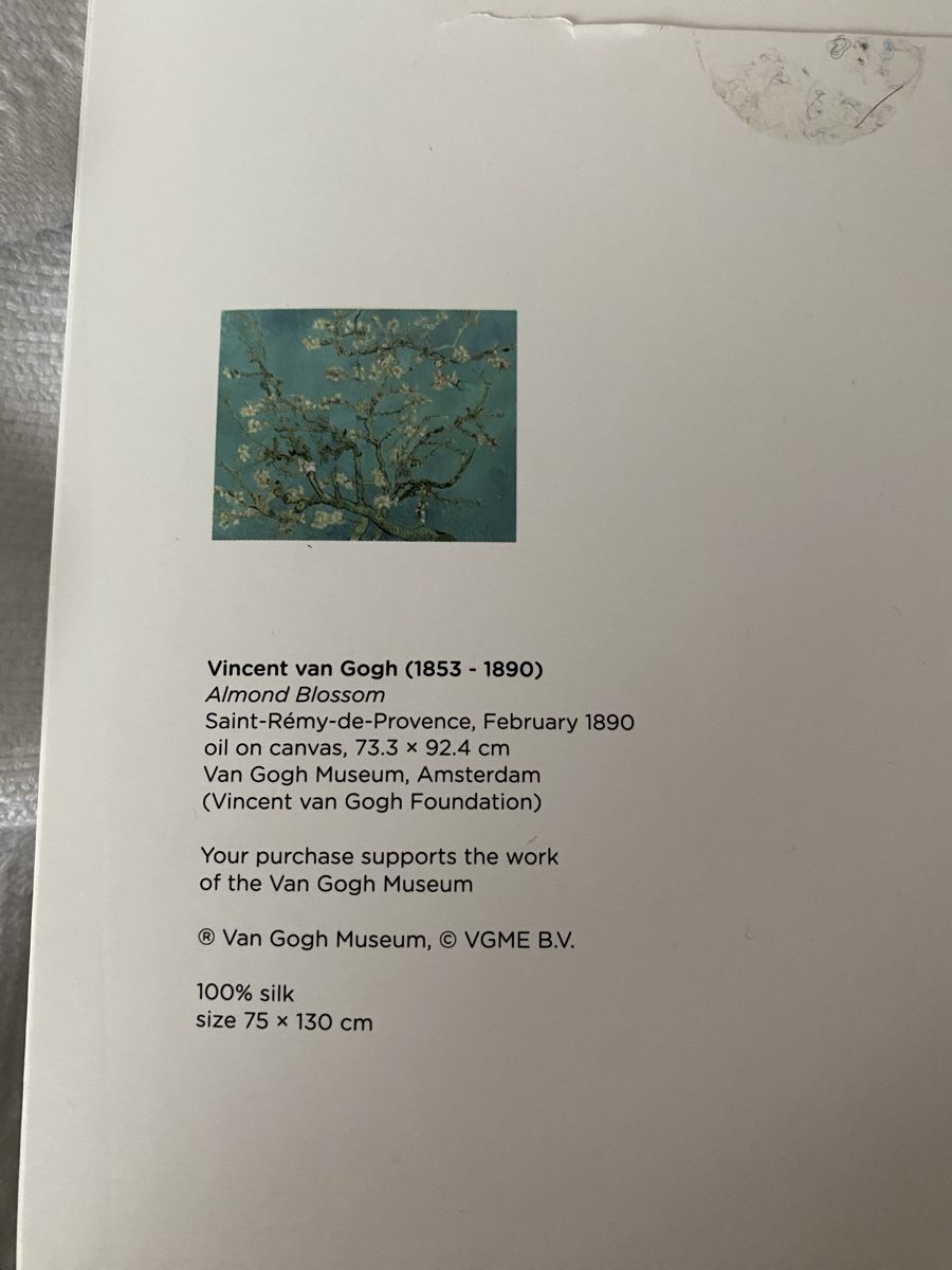 Foulard & Sciarpe: Seidentuch Van Gogh "Mandelblüte" neu – Nuovo e nell'imballaggio originale da Neerach venduto da VintageBox 6