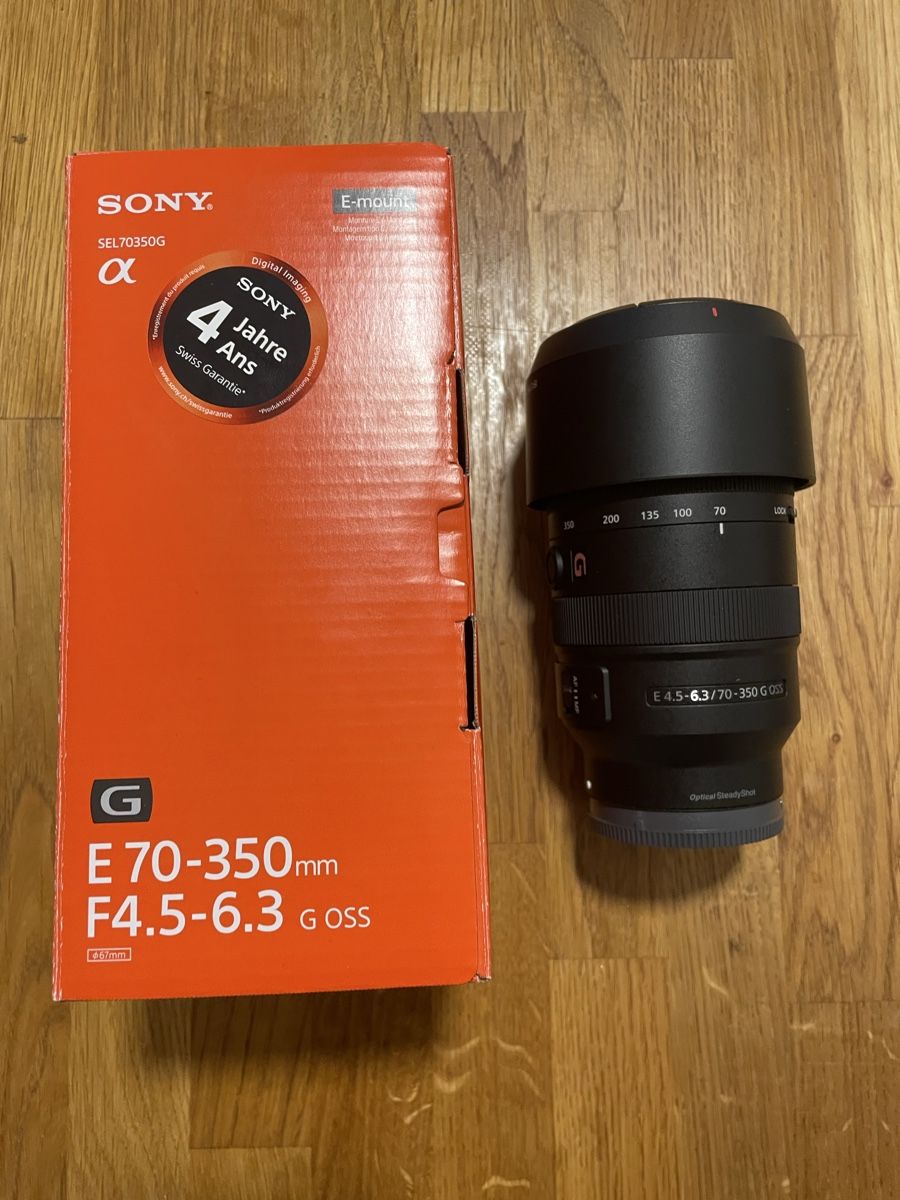 Sony Objektive: Sony E 70-350mm f/4.5-6.3 G OSS – Neu (gemäss Beschreibung) aus Raron von bregy-1997