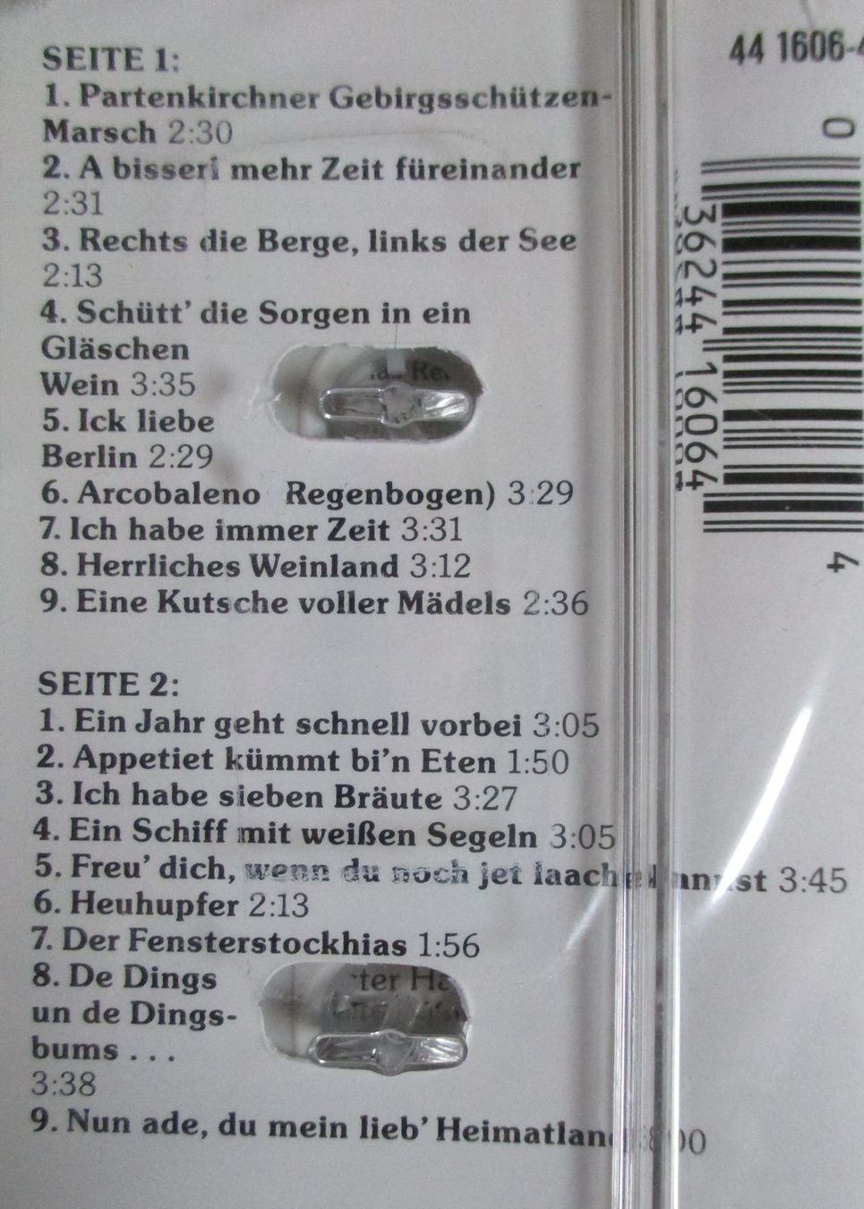Musicassette: Die grosse Starparade der Volksmusik / MC / Kassette – Nuovo e nell'imballaggio originale da Flumenthal venduto da novbra 1