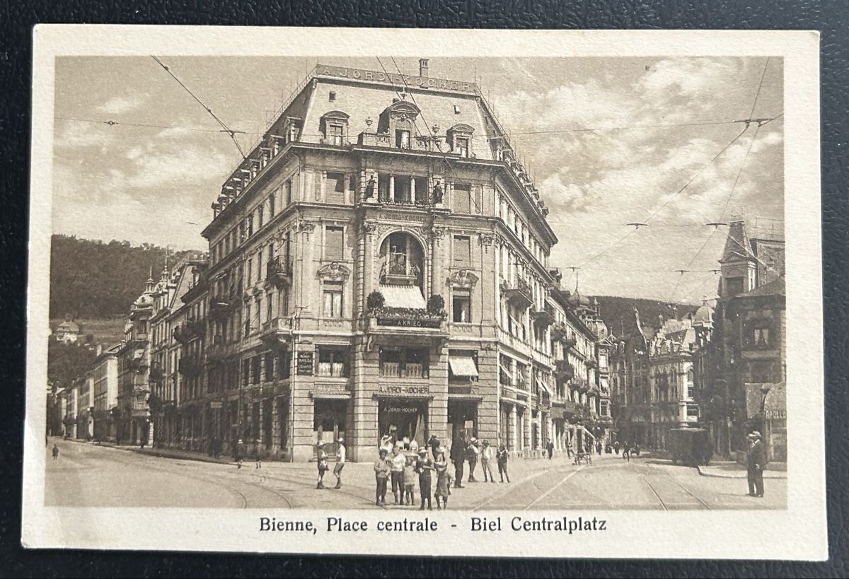 Cartes postales: Biel Centralplatz  – D'occasion à Horw par Tellbub