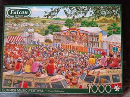 Falcon Deluxe Puzzle, 1000 Teile: Summer Music Festival