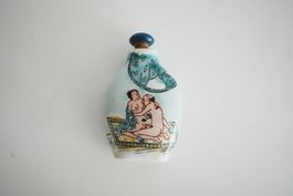 Vintage Snuffbottle Porzellan China erotisch bemalt  18+