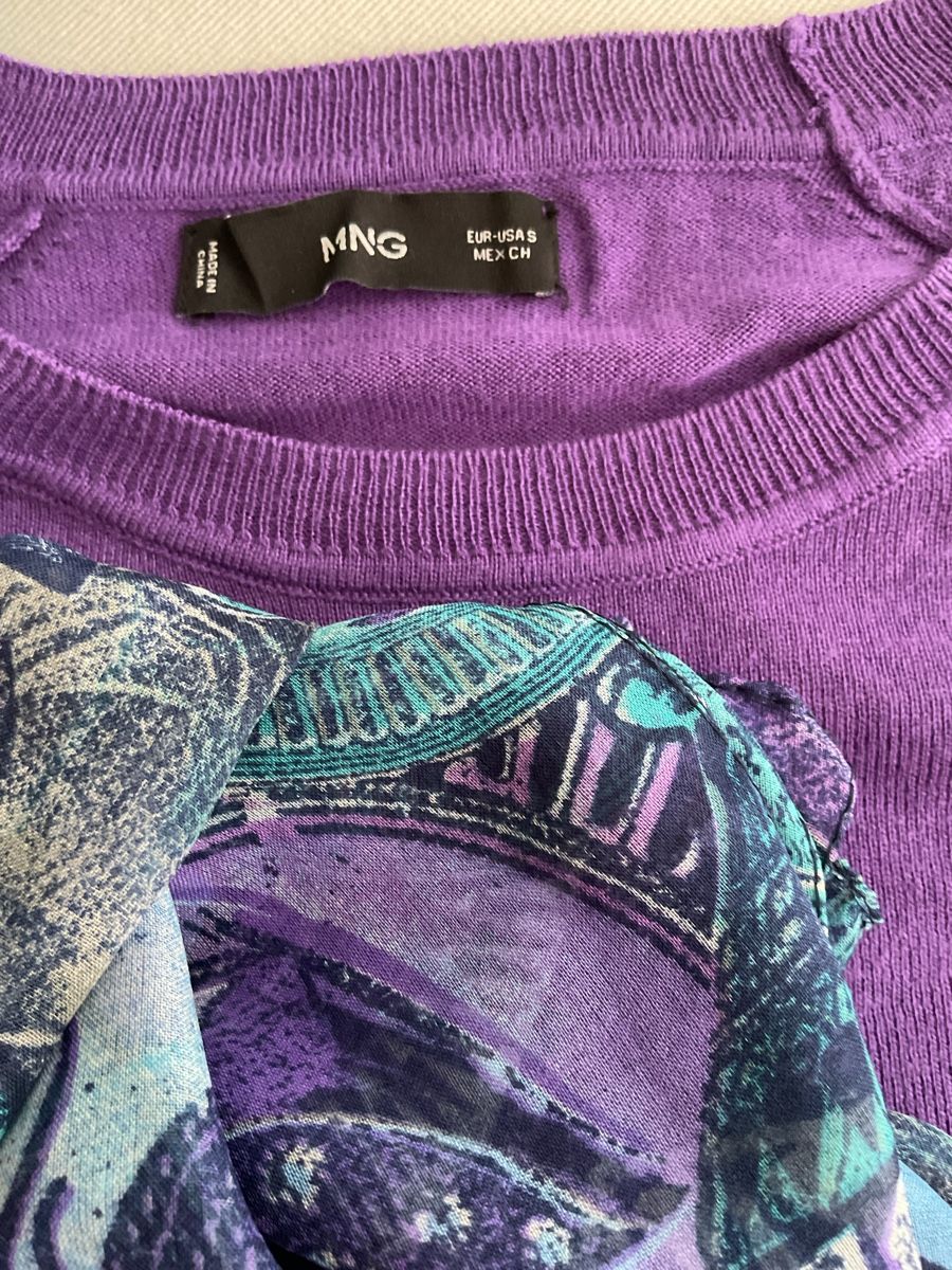 Mango Pullover & Sweatshirts: Damen Pullover MNG lila Grösse S guter Zustand – Gebraucht aus Roggwil TG von Straven 1