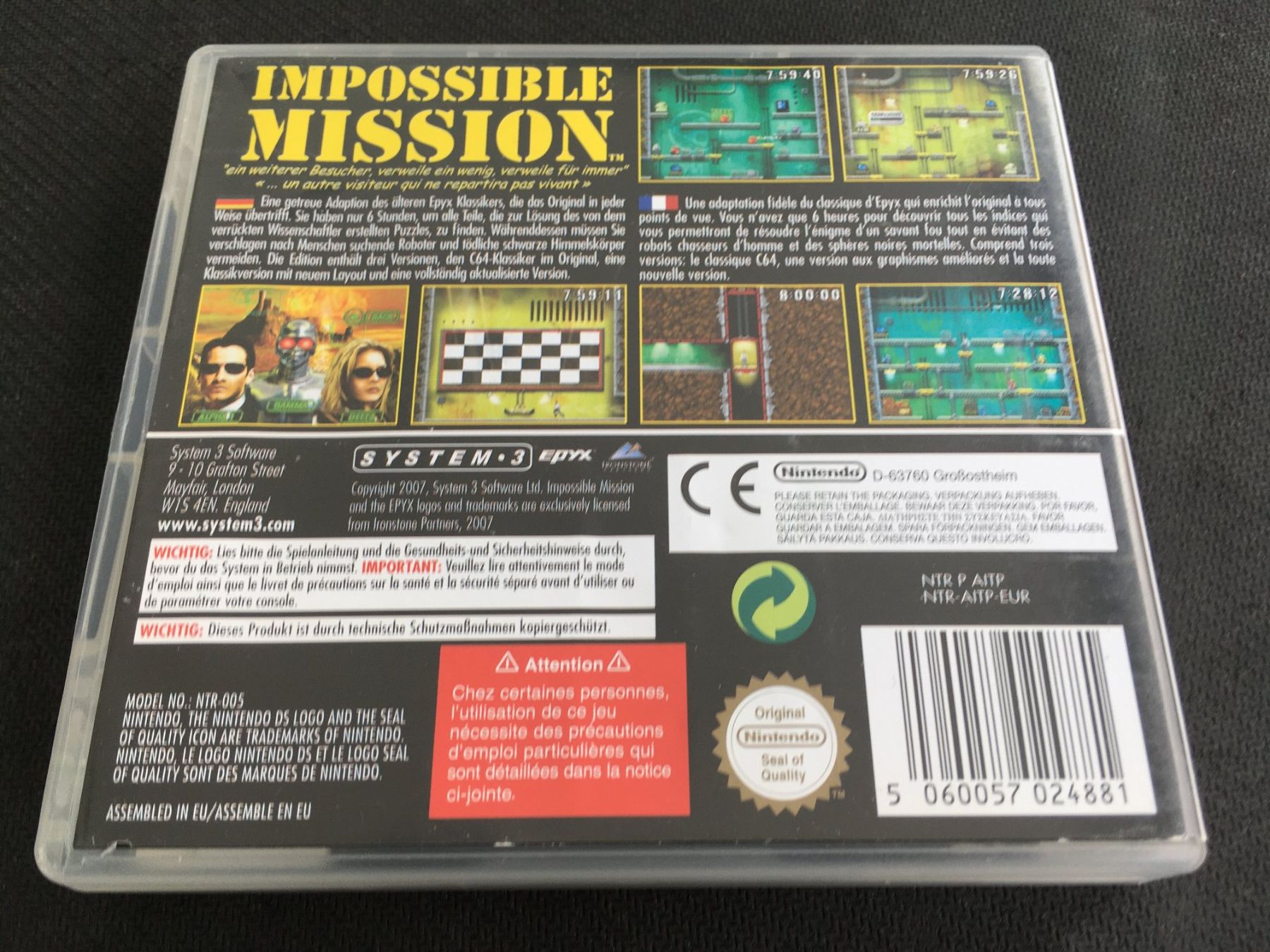 Nintendo Giochi: Impossible Mission - Nintendo DS – Usato da St.Gallen venduto da sjosjo 1