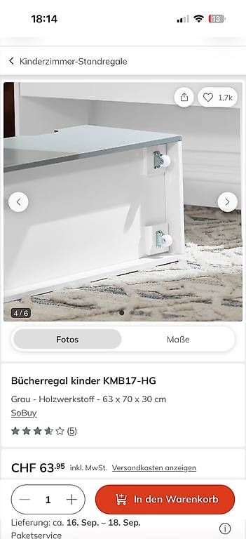 Scaffali: Bücherregal Kind – Usato da Bern venduto da amyfly 3