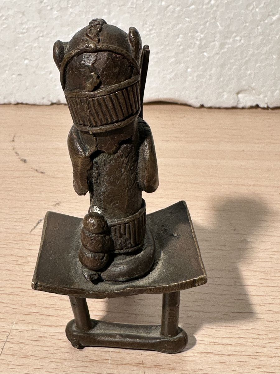 Figuren: Statuette africaine bronze,  9 cm. – Gebraucht aus Lausanne von artnouveau04 4