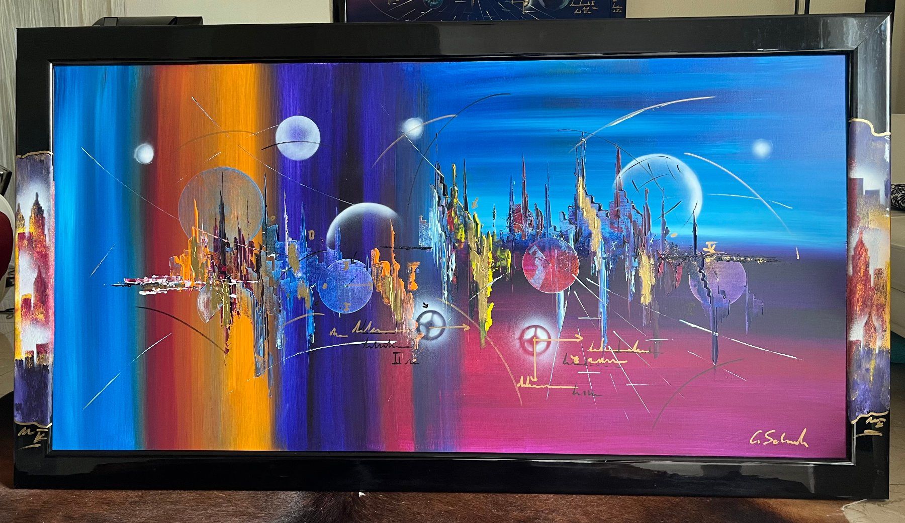 Gemälde: Bild Metropolis von Claus Schenk – Gebraucht aus Pfeffingen von McStrada 1