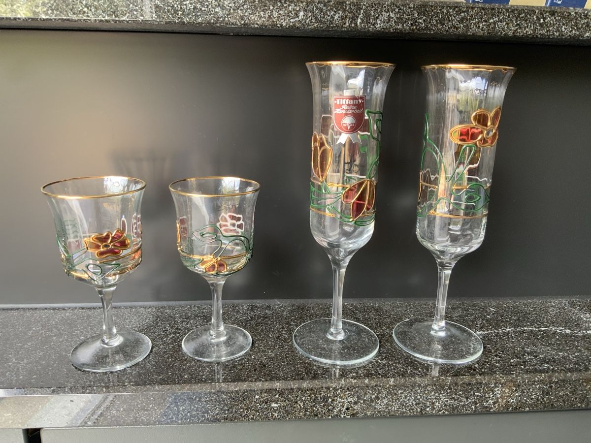 Tiffany & Co. Bicchieri: Tiffany Nagel Gläser 4er Set  – Usato da Magden venduto da Jackevaro