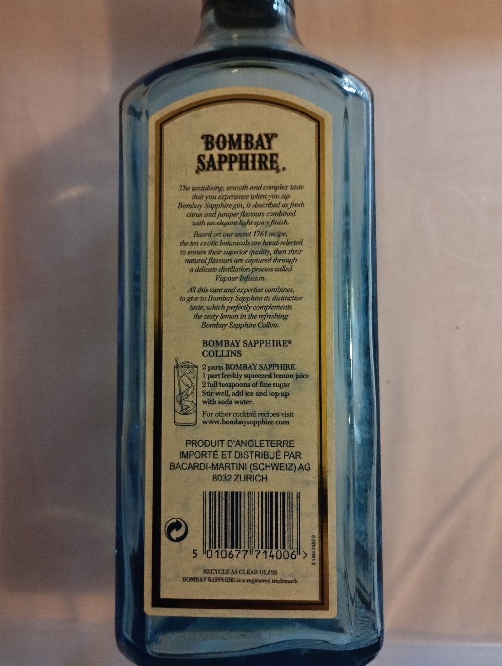 Bottiglie: Bombay Sapphire Gin, leere antike Flasche – Nuovo (secondo la descrizione) da Ostermundigen venduto da Dinge1 2