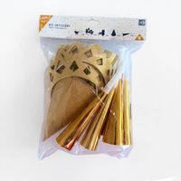 Kit Cotillons Dorés avec 22 articles - NEUF
