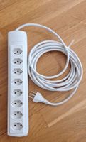 Steckdosenleiste 8-fach mit 5m Kabel weiss gebraucht