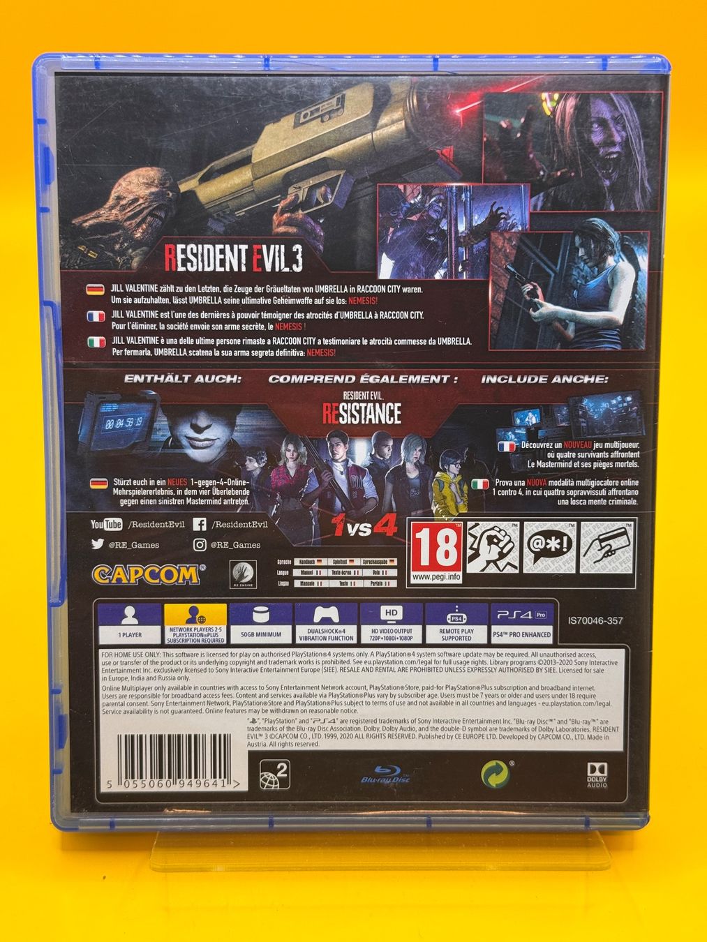 Sony Giochi: Resident Evil 3 PS4 - Survival Horror Game! – Usato da Oberwil b. Zug venduto da silver2024 1