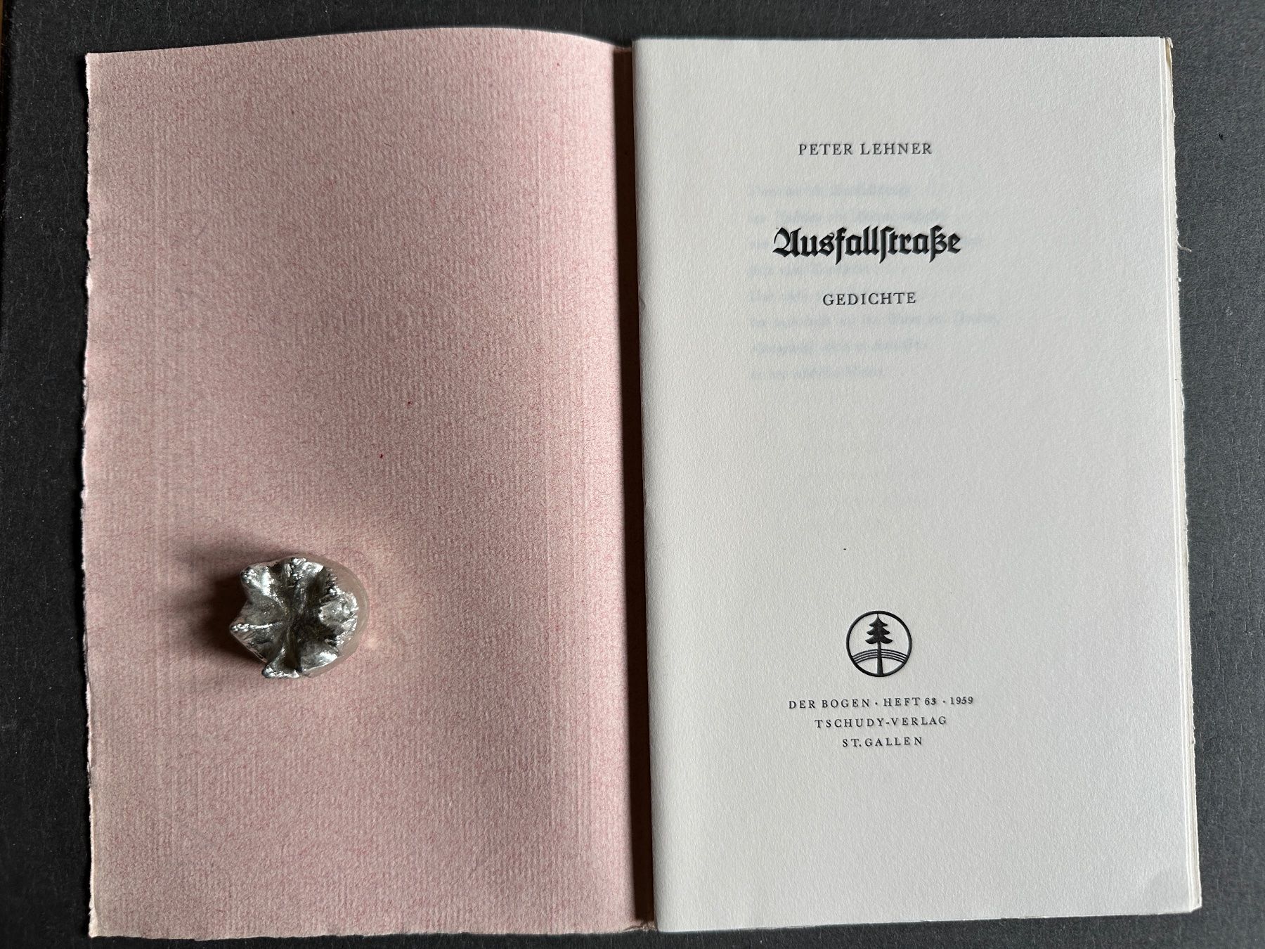 Bücher: Peter Lehner: Ausfallstrasse. Gedichte – Gebraucht aus Zürich von allp 1