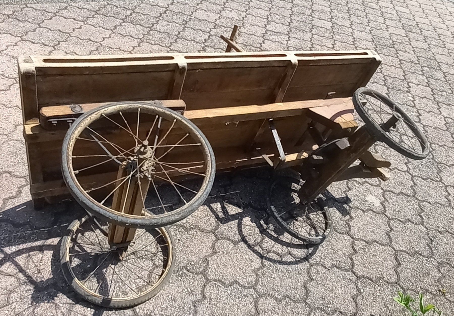 Carrelli di trasporto: Leiterwagen / Bruggenwagen mit Deichsel – Usato da Baar venduto da 2cvbaar 6
