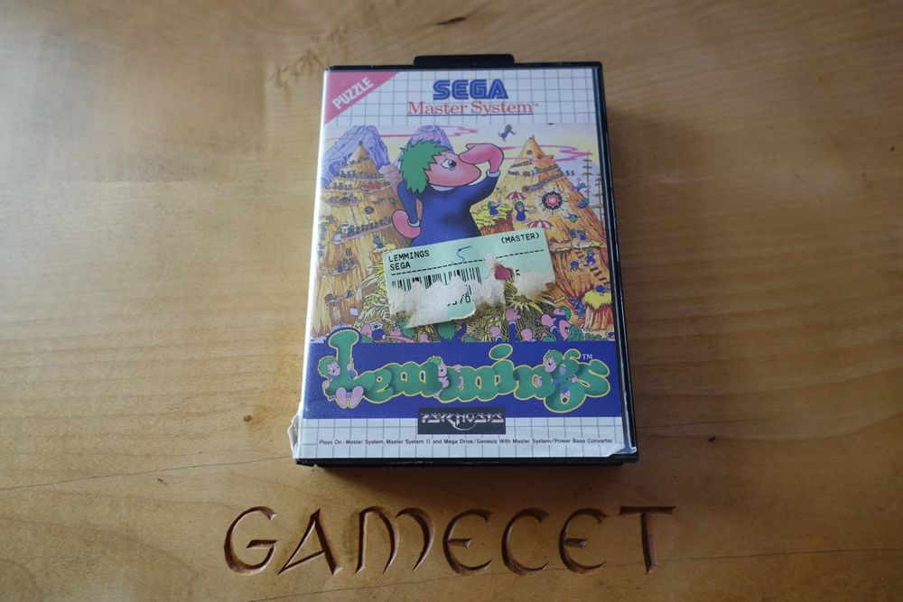 Lemmings Sur Sega Master System / Megadrive, PAL, Complet, Très Bon état