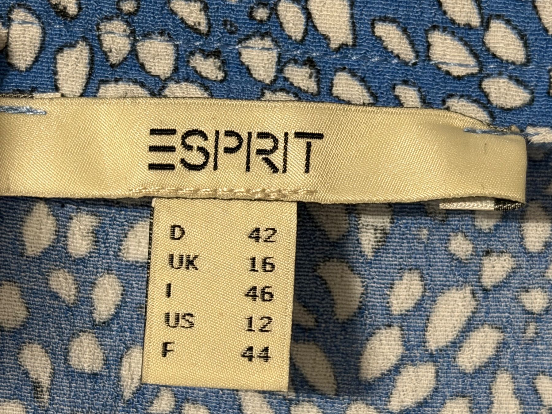 Esprit Gonne: Sommer Rock von Esprit, Grösse 42, Blau mit Muster – Usato da Münchenbuchsee venduto da dumle 2