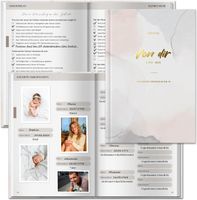 Schwangerschaftstagebuch Erinnerungsbuch Hardcover 320 Seite
