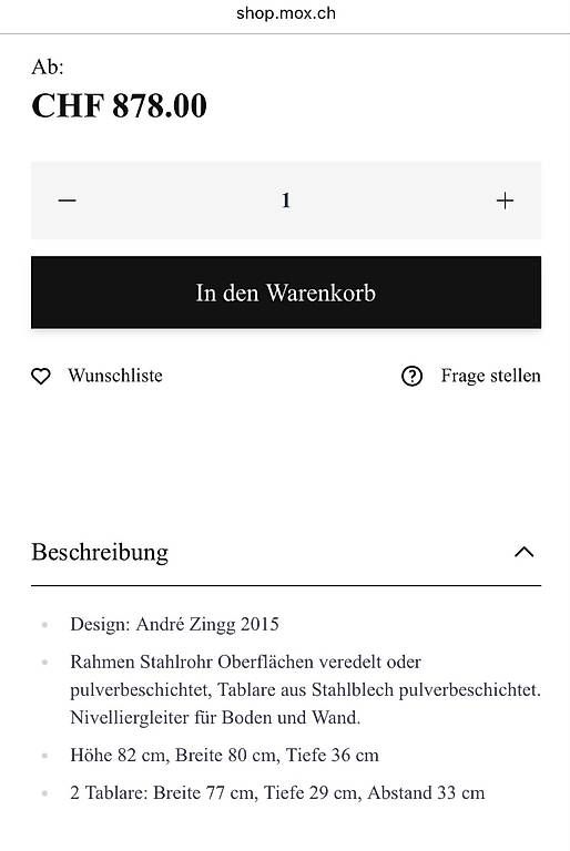 Guardaroba: MOX Garderobe und Schuhregal – Usato da Kreuzlingen venduto da Die_Nat 3