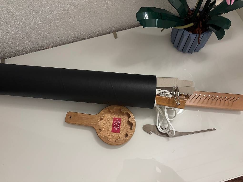 Telai per tessitura: Tischwebstuhl Ashford mit Ständer 60 cm 8-Schäfte – Usato da Ramsen venduto da wollschaefchen 3