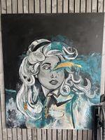 Handgemalt, Dolly Parton 100 x 120 gross
