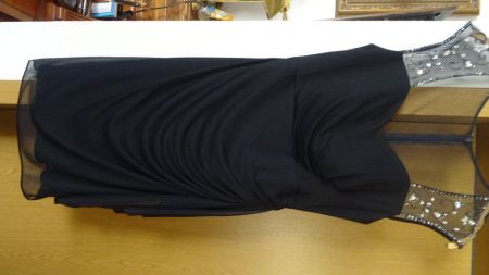SCHWAZE ABENDKLEID  GR. 36  SEHR ELEGANT.