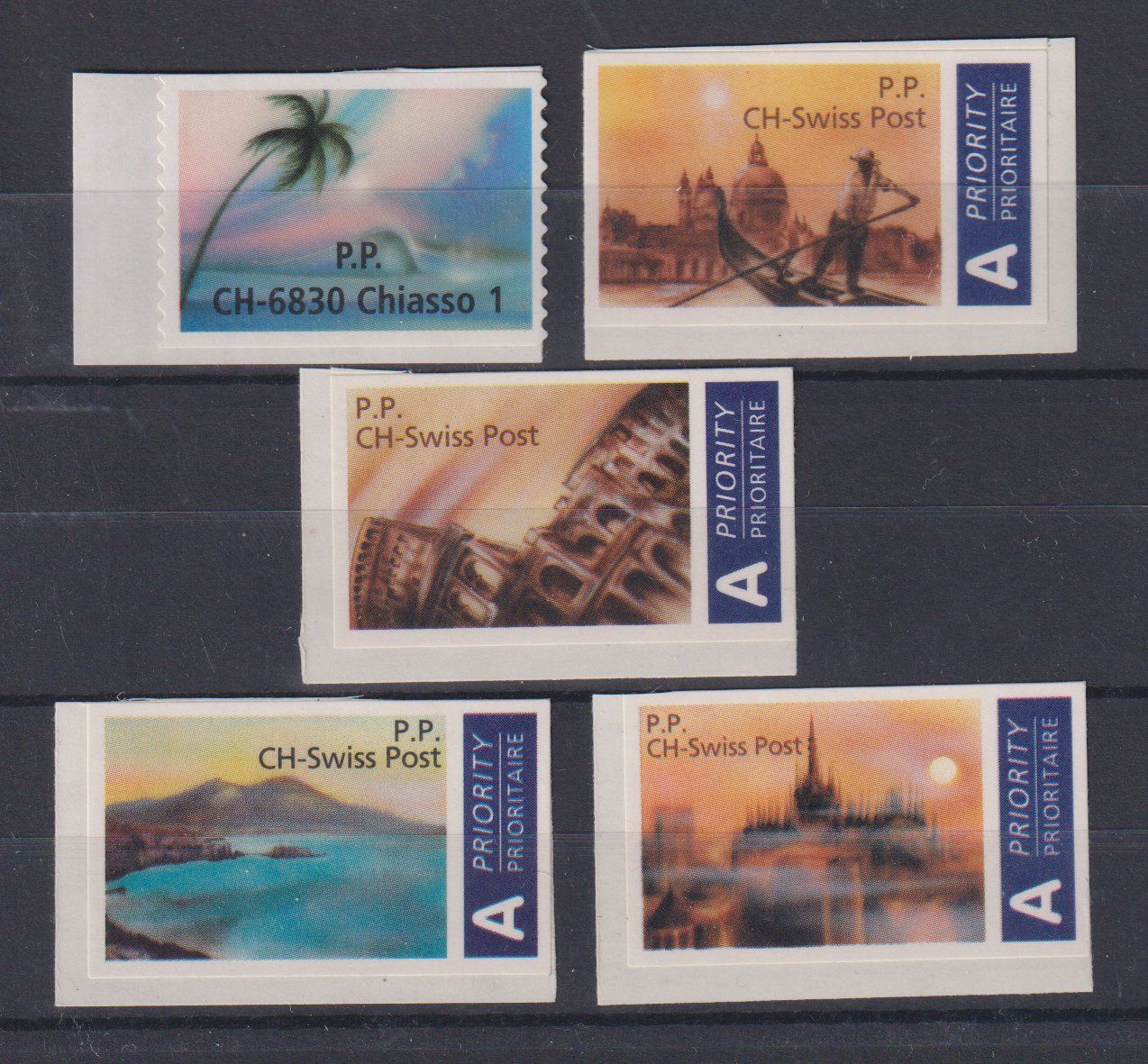 Alle Briefmarken: Schweiz: Serie Touristenmarken  ** – Neu (gemäss Beschreibung) aus Eschlikon TG von PhilCon