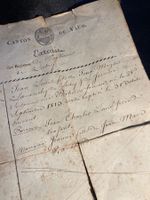 Document Extrait baptême Lavanchy Lutry 1813