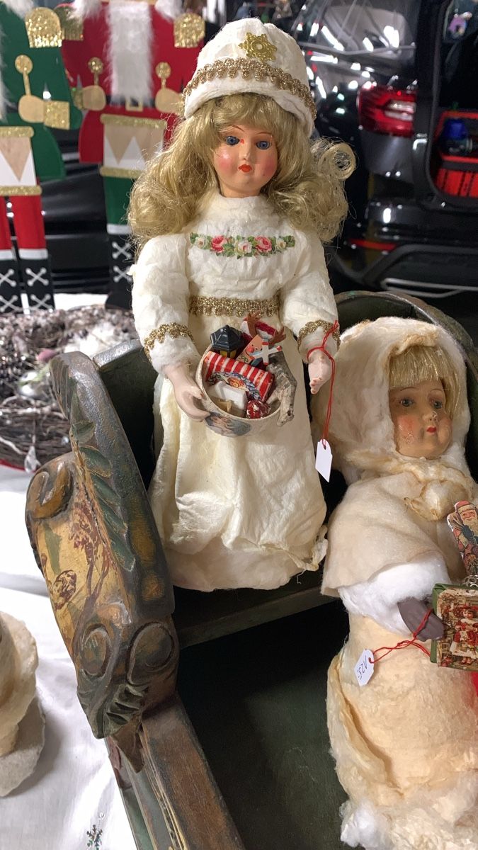 Bambole: Grosse alte Watte Puppe Weihnachtsengel – Usato da Rothrist venduto da Oddymanliane 3