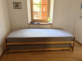 Lit gigogne 90x200 avec matelas 