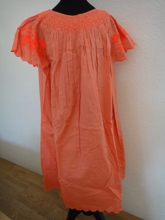 Sommerliches Kleid, Koralle, Gr. 14 Jahre