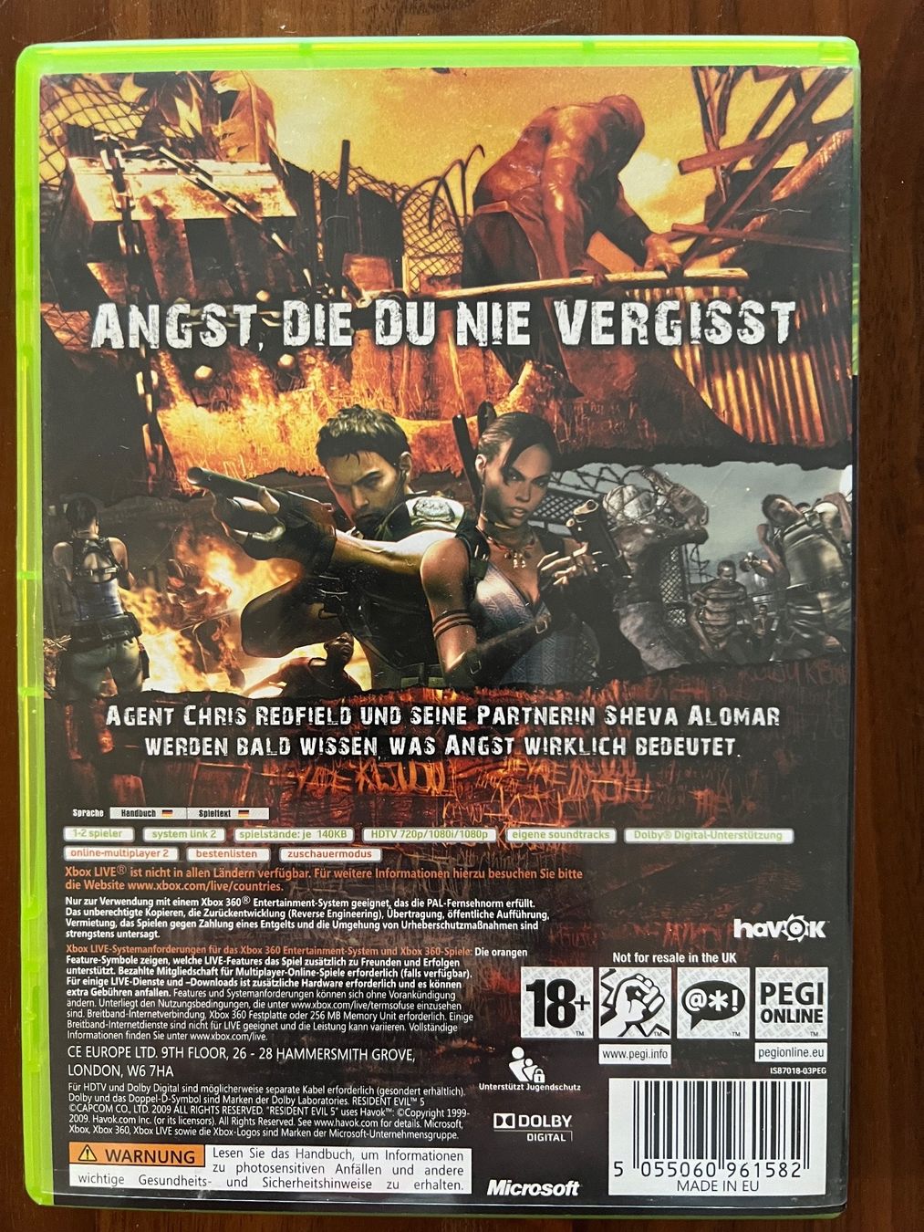 Giochi: Resident Evil 5 Xbox 360 – Usato da Dübendorf venduto da CellarSeller 1