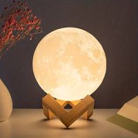 3D LED Mondlampe - Nachtlicht batteriebetrieben