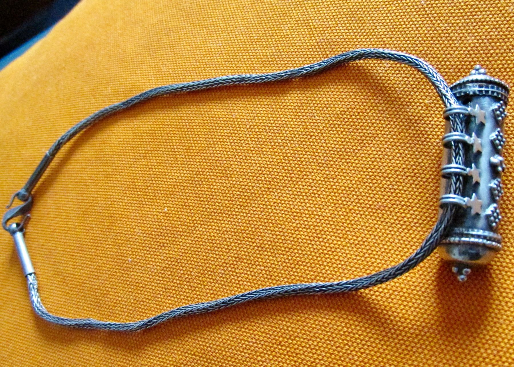Catenine: Silber - Halskette mit Anhänger, Handarbeit – Usato da Winterthur venduto da mat_q5d5 7