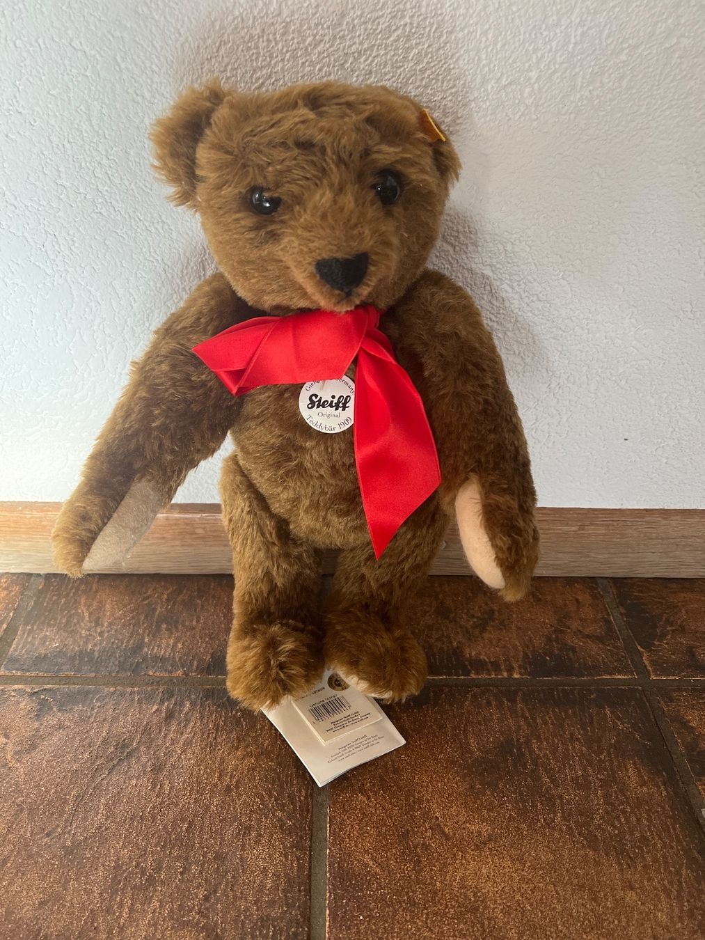 Steiff Giocattoli: Steiff Teddybär 1909 – Nuovo e nell'imballaggio originale da Erlinsbach venduto da Panda1981