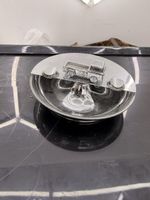Vintage Aschenbecher 1950er verchromt drehbar JEEP Willys