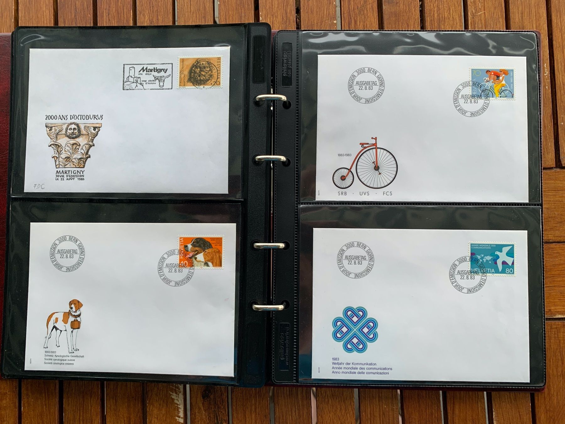 Tutti i francobolli: 1983 - Classeur 56 FDC - mit Einzelmarken - avec tbr isolés – Nuovo (secondo la descrizione) da Chavornay venduto da 4dphila 8