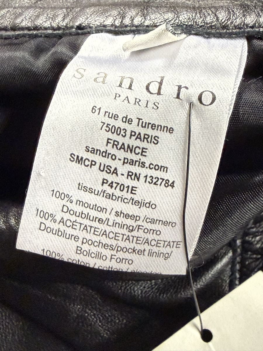 Sandro Hosen: Sandro leather pants  – Neu (gemäss Beschreibung) aus Zürich von EShopping81 4