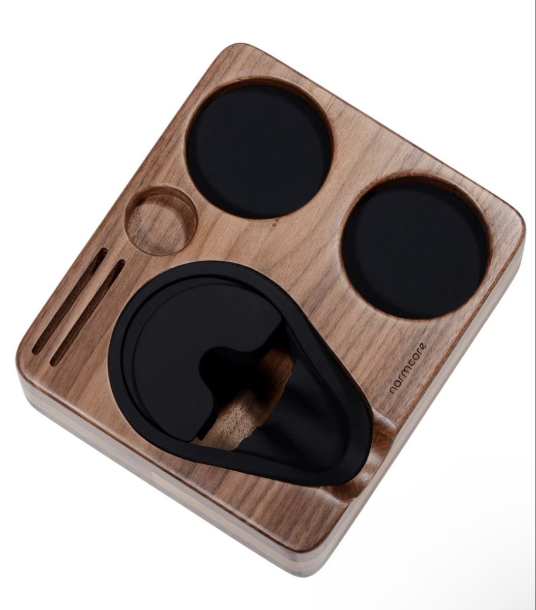 Elettrodomestici da cucina: NEW Wallnut Normcore Tamping Station – Nuovo e nell'imballaggio originale da Davos Platz venduto da lol_ds8b 1