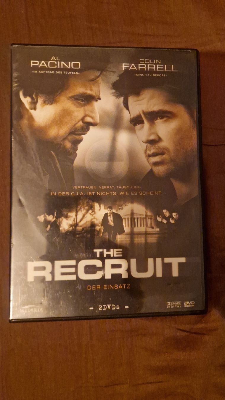 Tutti i DVDs: DVD The Recruit mit Al Pacino – Usato da Zürich venduto da kenobi90