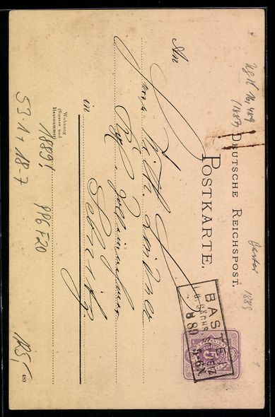 Entiers postaux: Vorläufer-Lithographie Ganzsache PP6 F2 – D'occasion à Berlin par bartko-reher 1