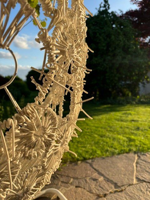 Gartenhängesitze: Weisser Hänge-Sessel – Gebraucht aus Pfäffikon ZH von Zuegelfamilie 6