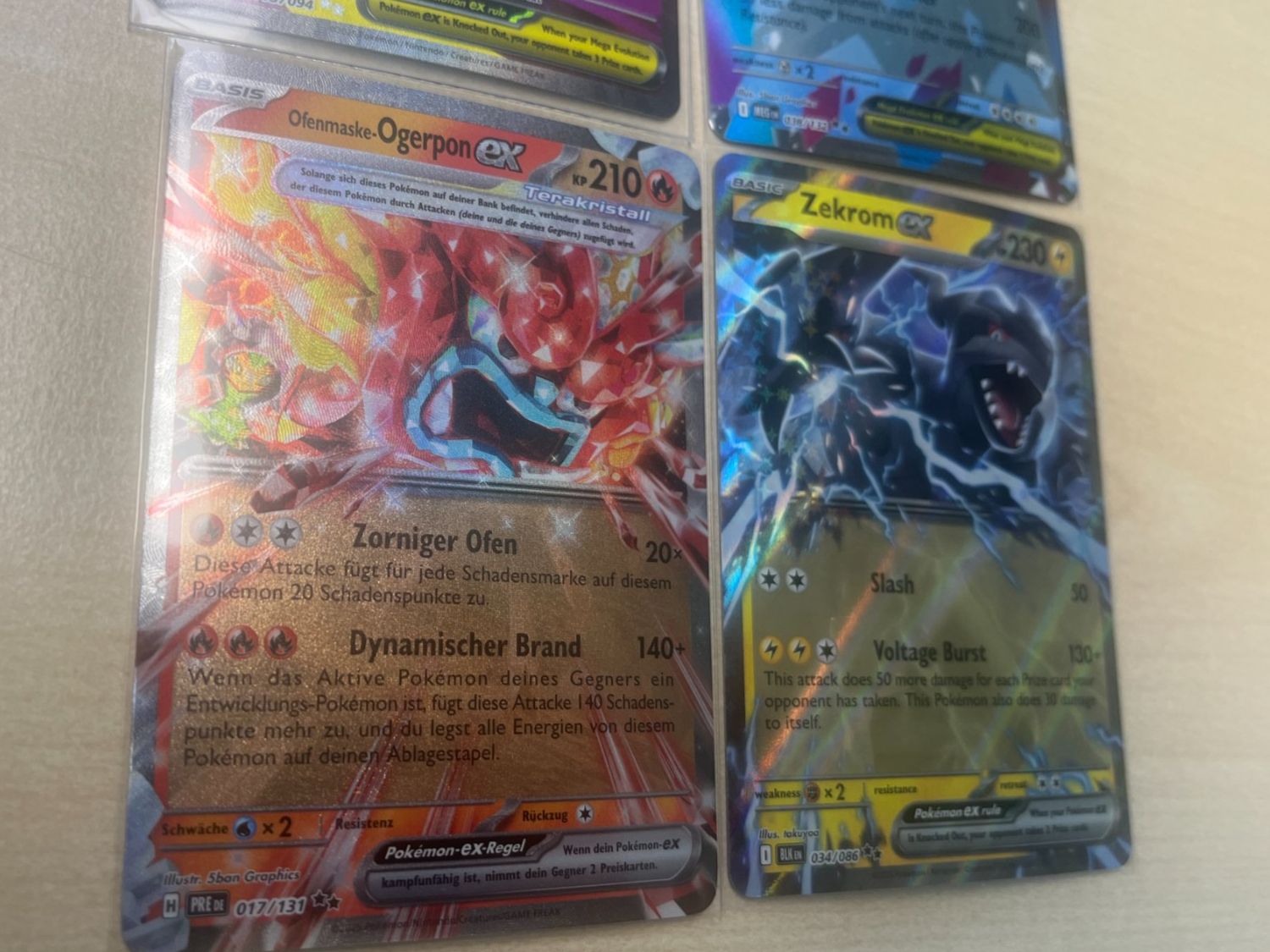Pokémon Sammelbilder & Trading cards: Ogerpon, Sharpedo, Serperior, Zekrom, Abomasnow und Kyurem – Neu (gemäss Beschreibung) aus St. Niklaus VS von tru_vj5x 3