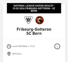 🏒🏒 HC Fribourg Gotteron -SC Bern 🥅🥅