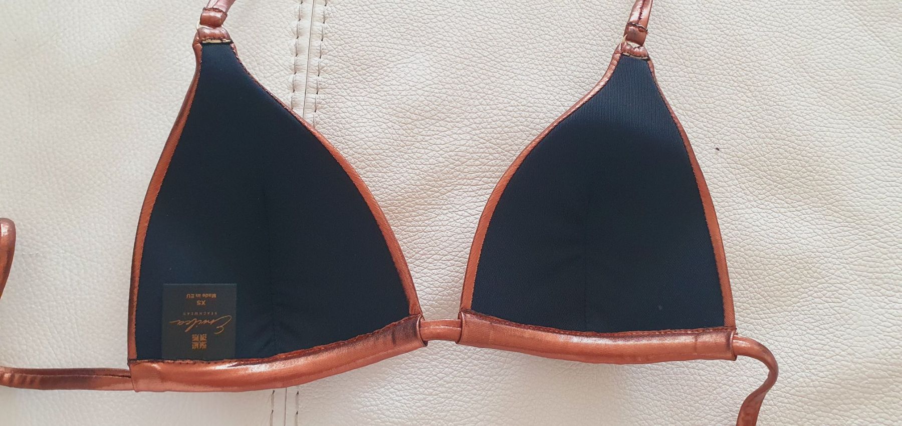 Costumi da bagno & Bikini: Bikini bronze Gr. XS/S Neu Designer ENVILEA – Nuovo e nell'imballaggio originale da Stansstad venduto da InStyle8 9