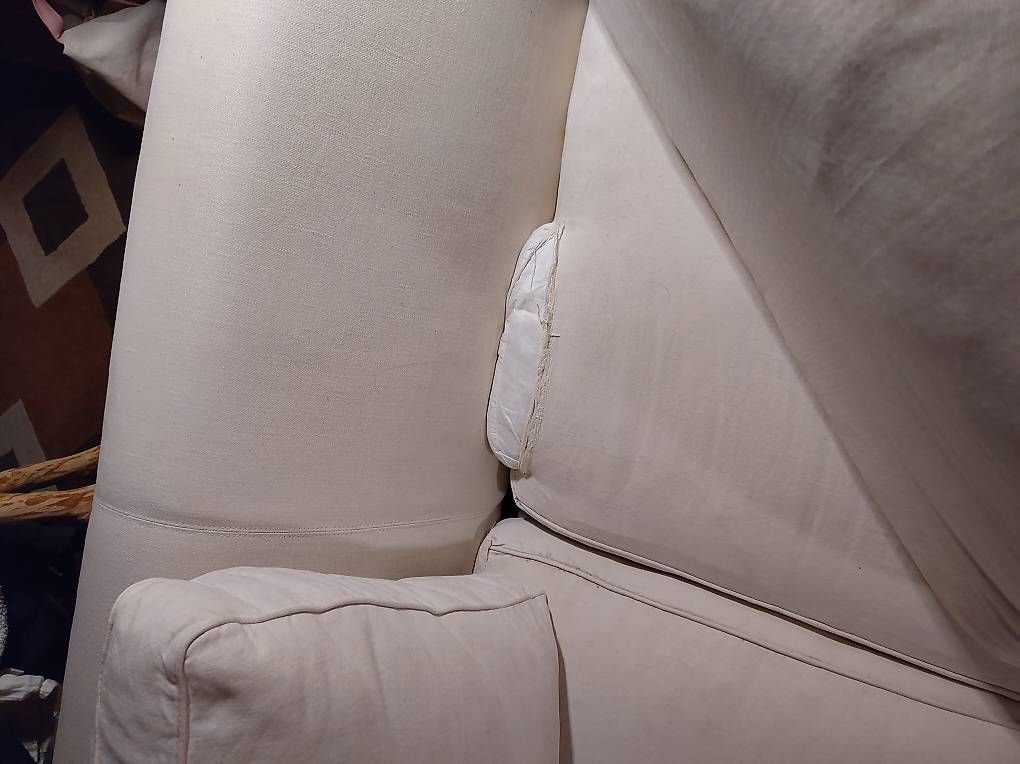 Divani: Grand sofa cotton blanc – Usato da Chénens venduto da pm__nl25 2
