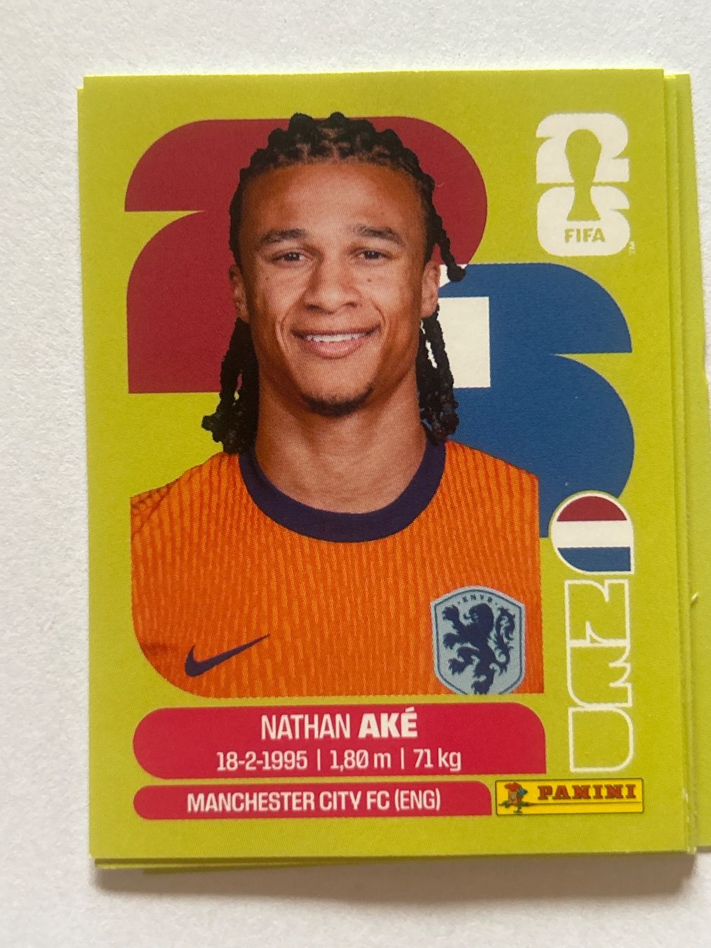 Panini Cartes à collectionner: Panini WM 2026 Sticker - Ake NED 7 – Neuf (Voir description) à Troistorrents par sim_d75d