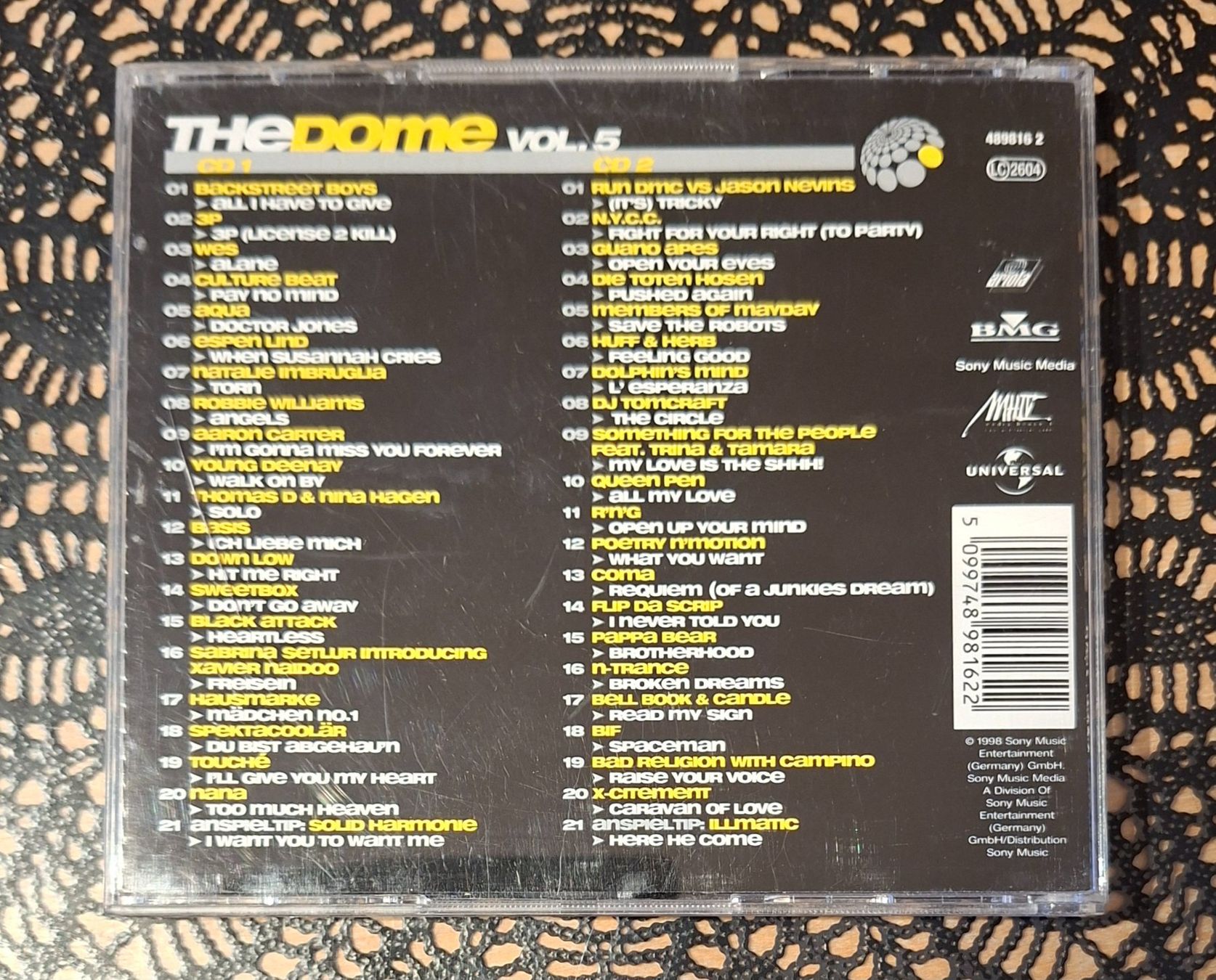 CDs: The Dome Vol. 5, Doppel-CD 1998, Hit Compilation, Sampler – Gebraucht aus Amriswil von Celini3 1