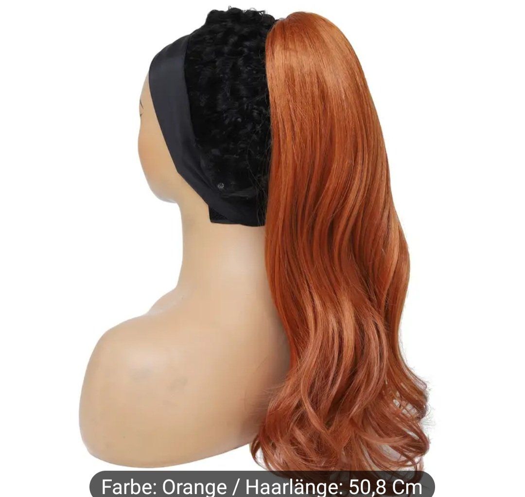 Accessori per capelli: 1 Extensions/Haarteil, ca. 50.8 cm, kupfer / orange – Nuovo e nell'imballaggio originale da Baden venduto da rocket85 5